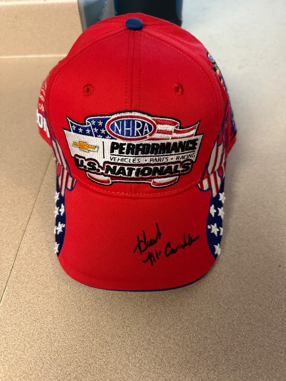 Limited edition NHRA hat US Nationals